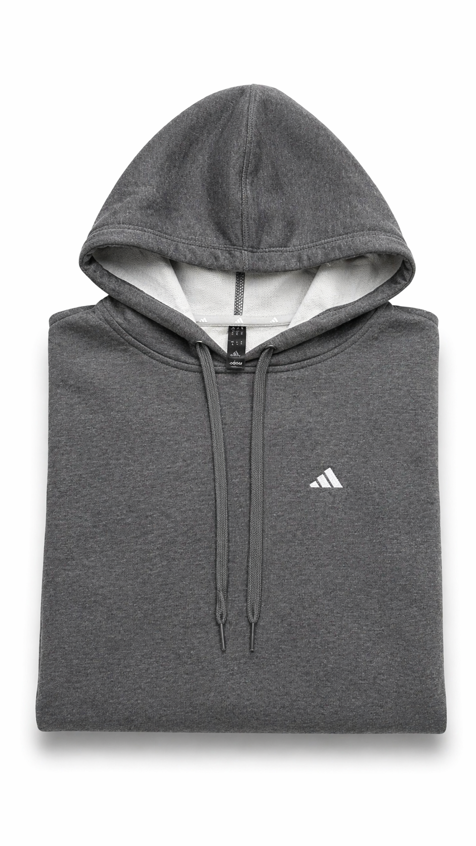 Hoodie Adidas Capota Hombre Gris