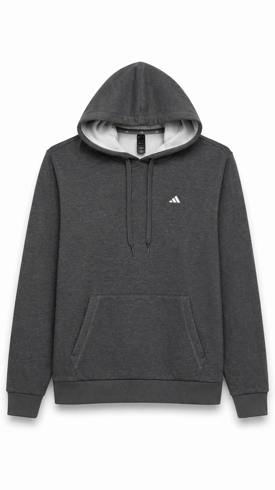 Hoodie Adidas Capota Hombre Gris