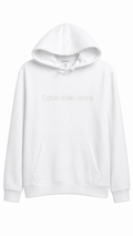 Hoodie Calvin Klein Blanco Hombre
