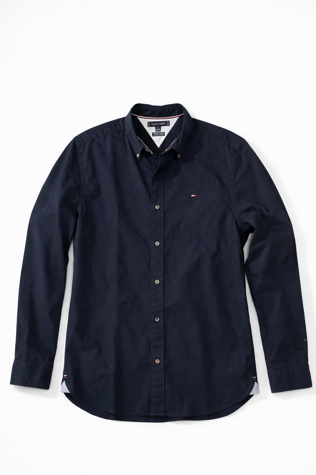 Camisa Tommy Hilfiger Oxford Azul Oscuro