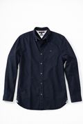 Camisa Tommy Hilfiger Oxford Azul Oscuro