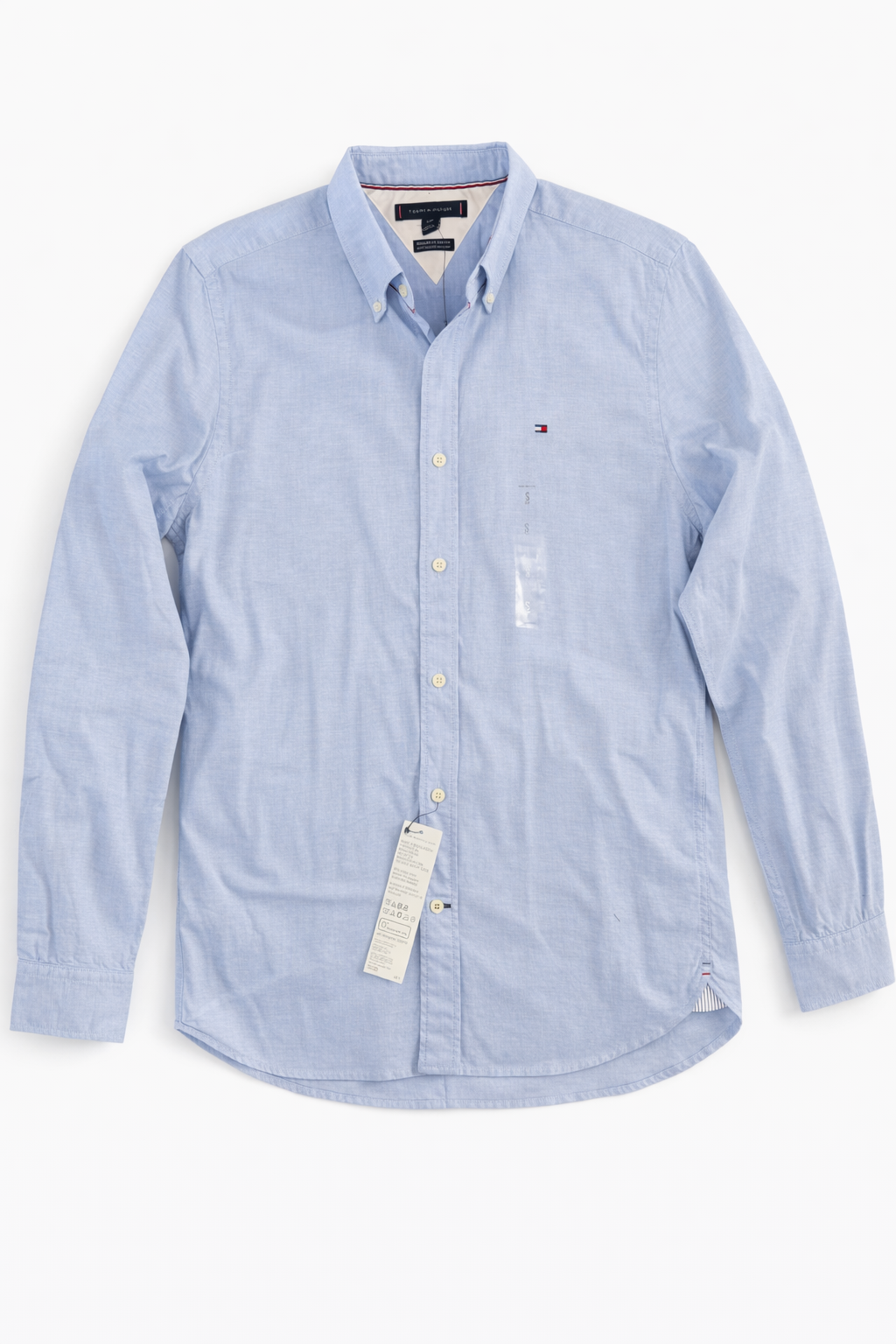 Camisa Tommy Hilfiger Oxford Azul Claro