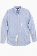 Camisa Tommy Hilfiger Oxford Azul Claro