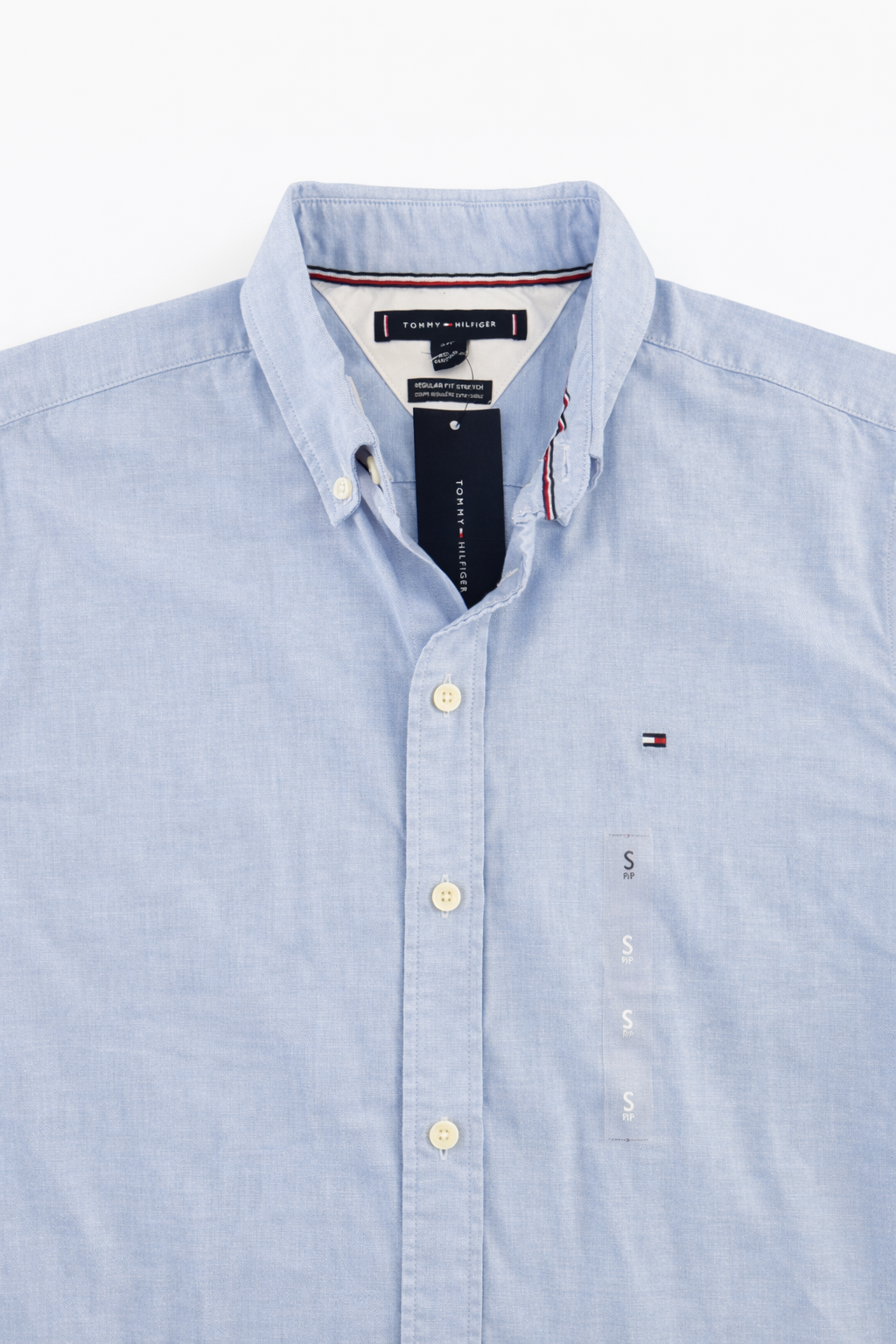 Camisa Tommy Hilfiger Oxford Azul Claro