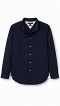 Camisa Tommy Hilfiger Oxford Azul Oscuro