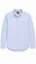 Camisa Tommy Hilfiger Oxford Azul Claro