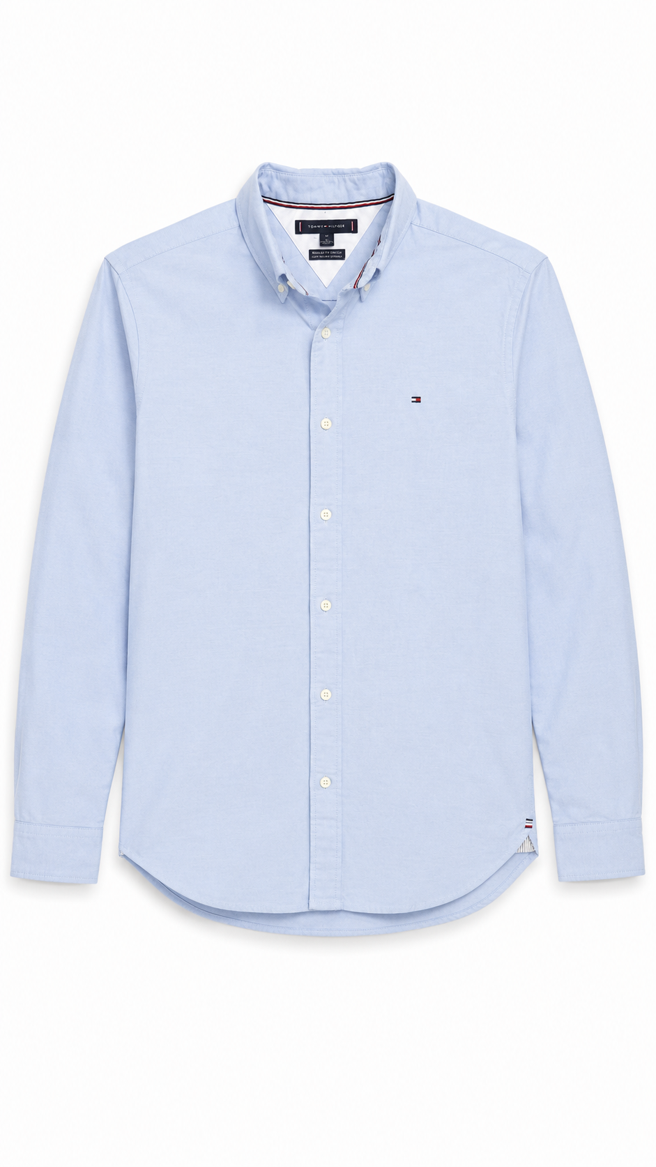 Camisa Tommy Hilfiger Oxford Azul Claro