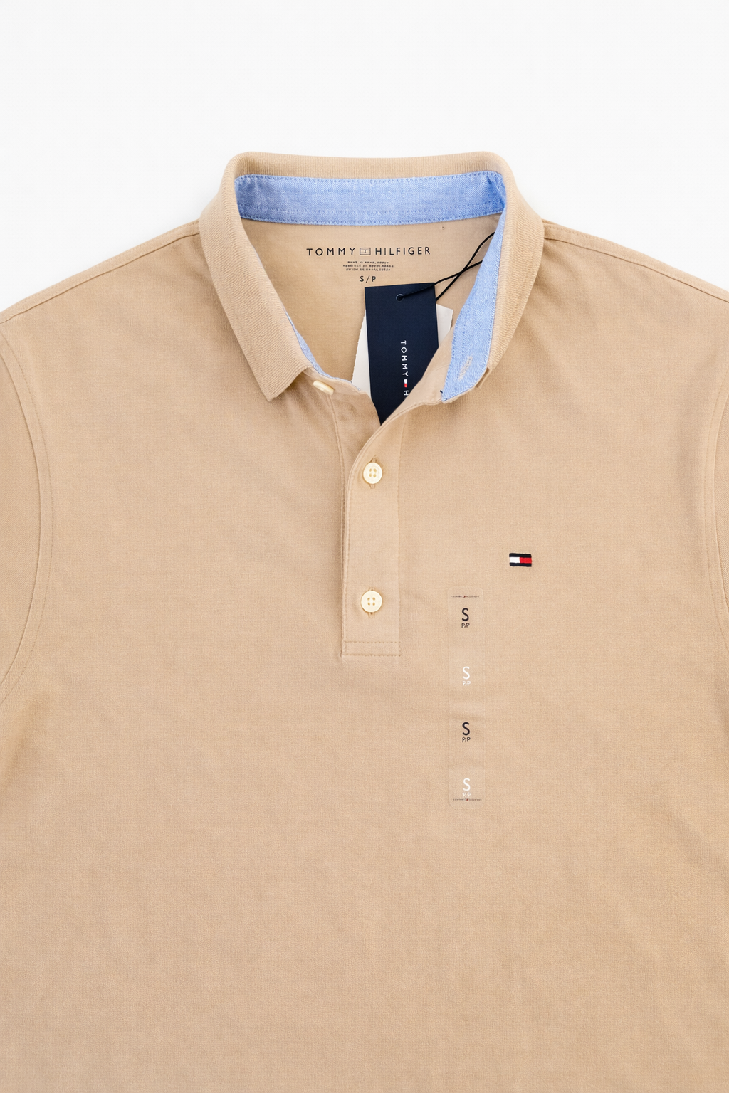 Camiseta Polo Tommy Hilfiger Oxford Beige