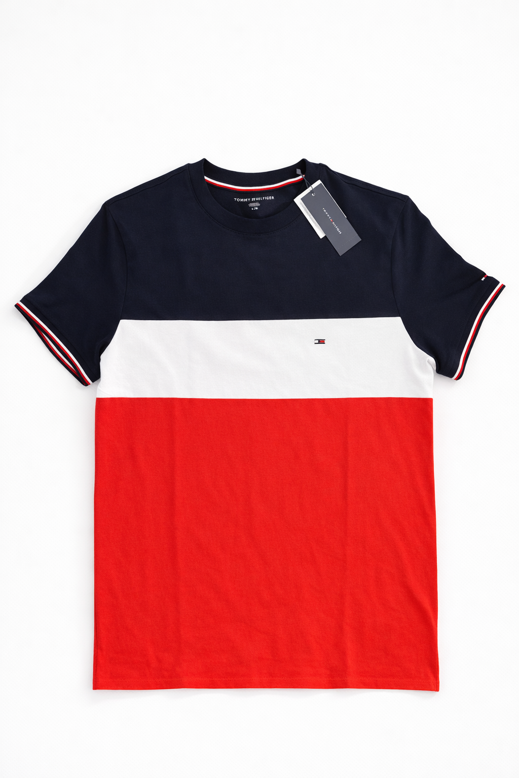 Camiseta T-Shirt Tommy Hilfiger Azul Blanco