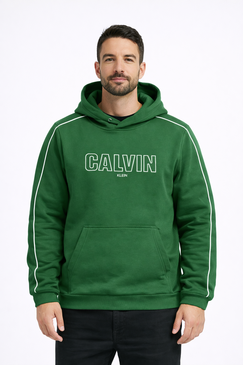 Hoodie Calvin Klein Verde Hombre
