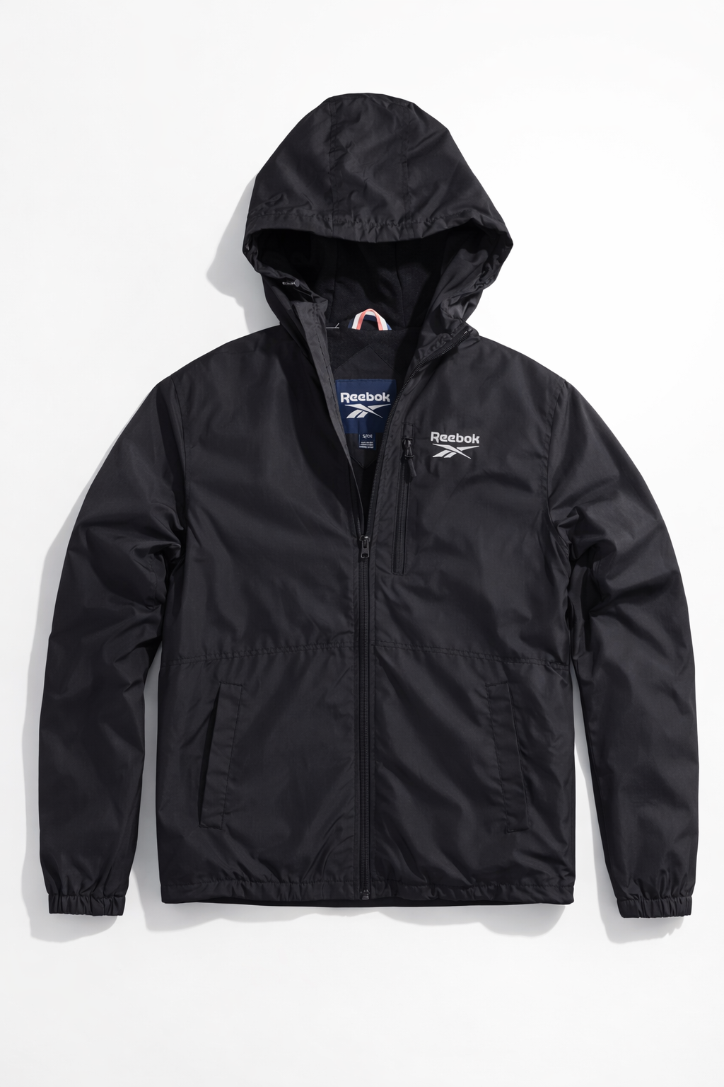 Chaqueta Reebok Negra Windbreaker Hombre