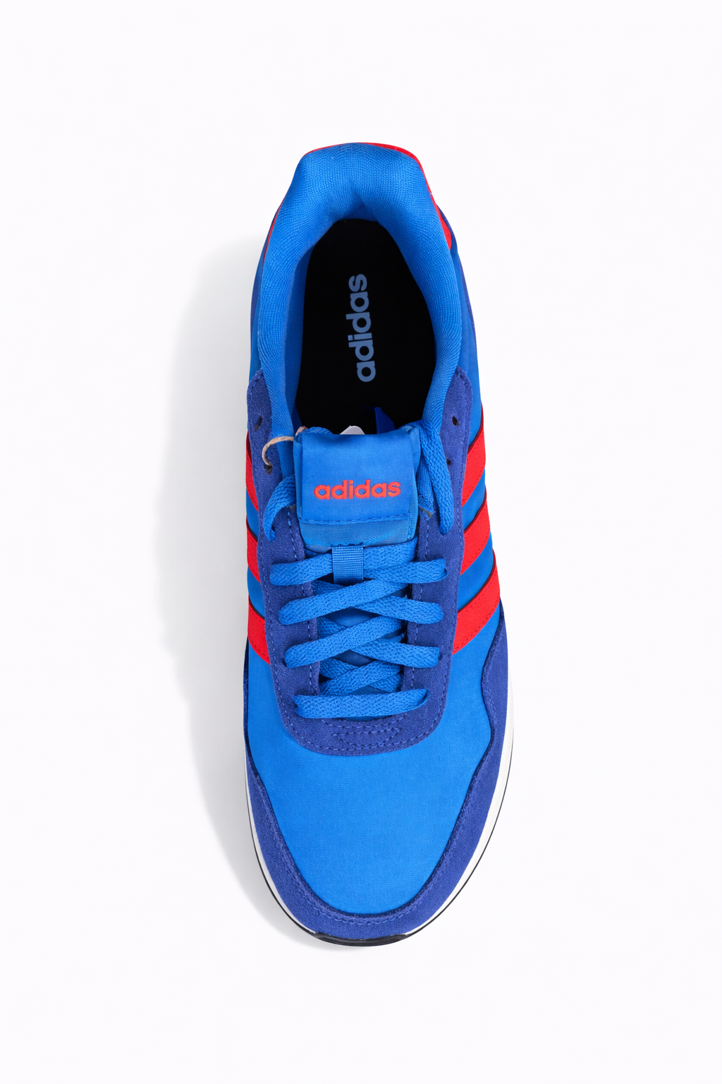 Tenis Adidas Run 60s 4.0 Azul / Rojo Hombre