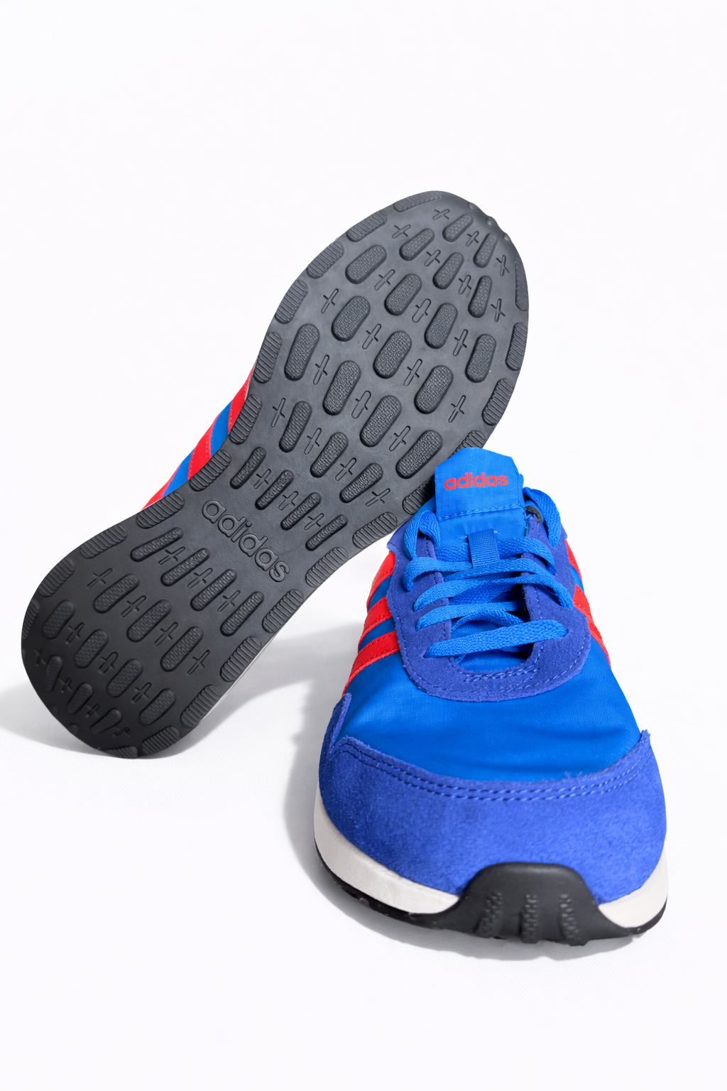 Tenis Adidas Run 60s 4.0 Azul / Rojo Hombre