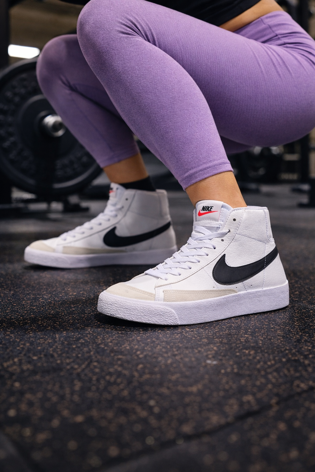 Tenis Nike Blazer White Black Mujer