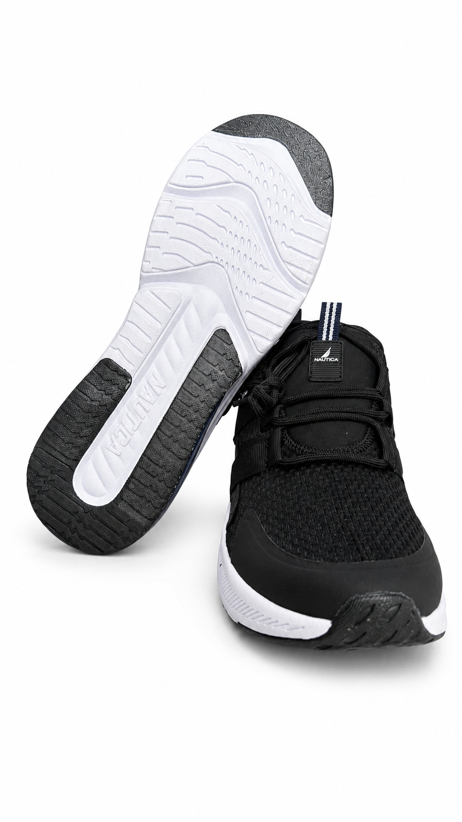 Tenis Nautica Hombre - Negro/Azul